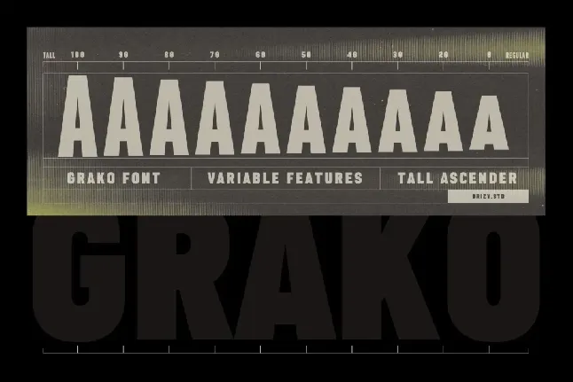 Grako Demo font