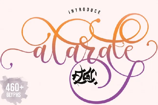 Alarate Script font