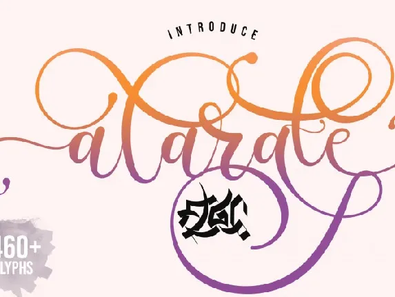 Alarate Script font