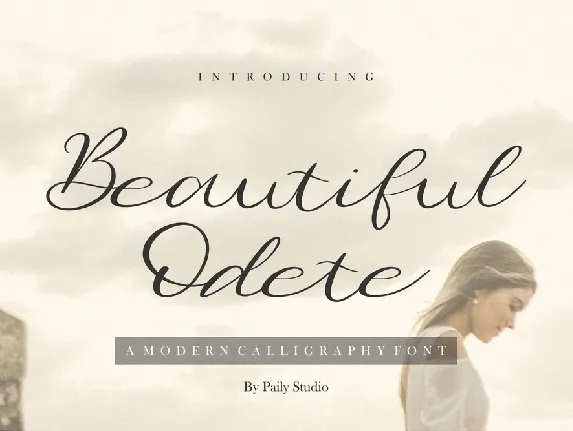 Beautiful Odete font