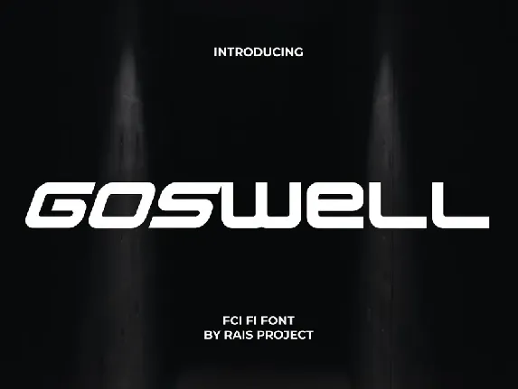 Goswell Demo font