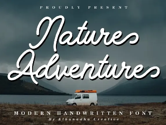 NATURE ADVENTURE DEMO font