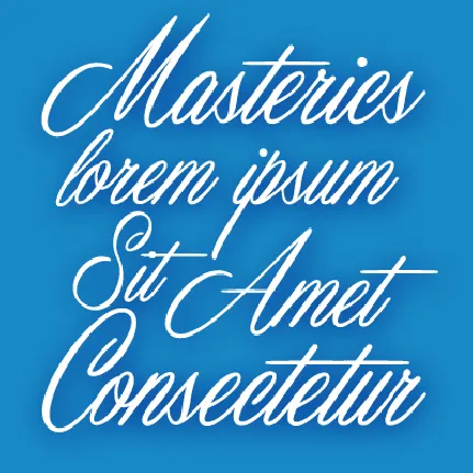 Masterics Personal Use font