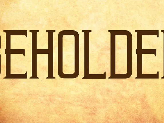 Beholder font