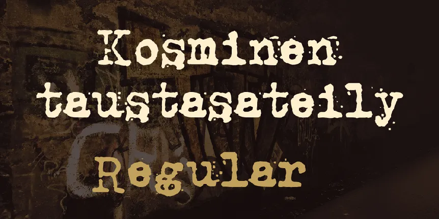 Kosminen taustasateily font