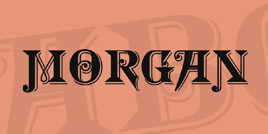 Morgan font