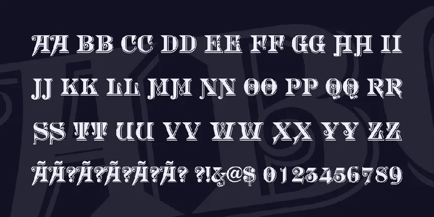 Morgan font