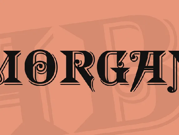 Morgan font