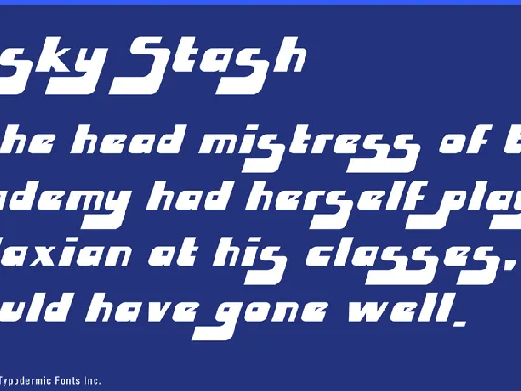 Husky Stash font