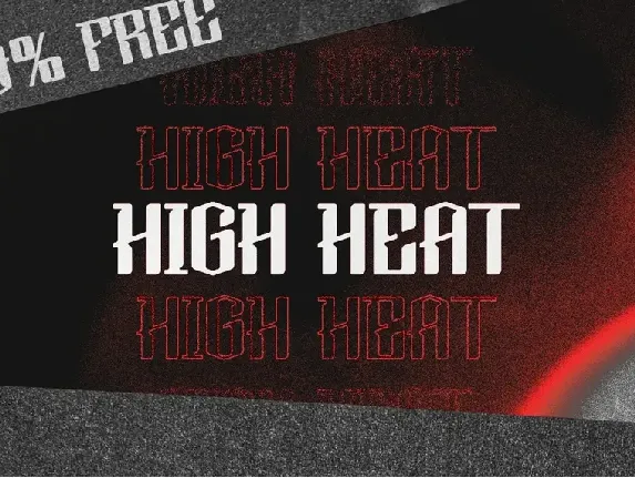 High Heat font