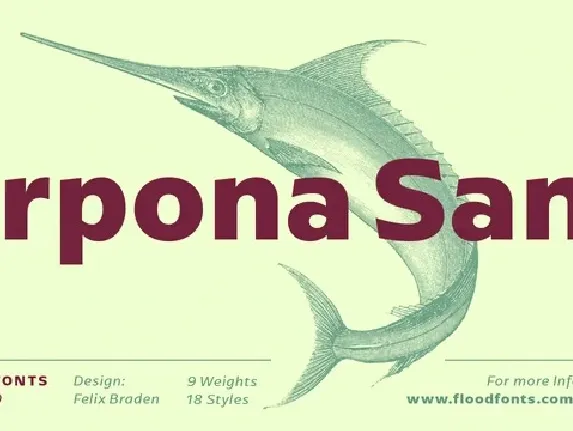 Arpona Sans font