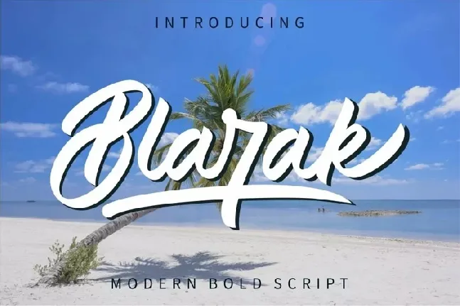 Blarak font