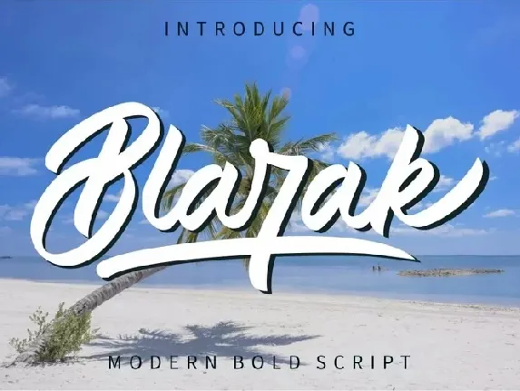 Blarak font