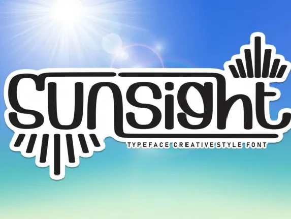 Sunsight Display font