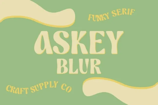 Askey Blur font