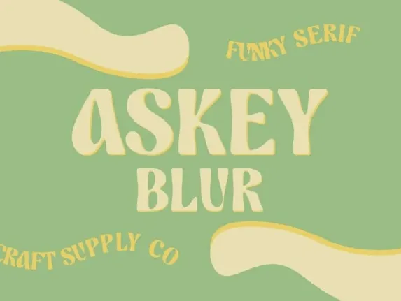 Askey Blur font