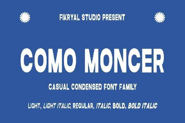 Como Moncer font