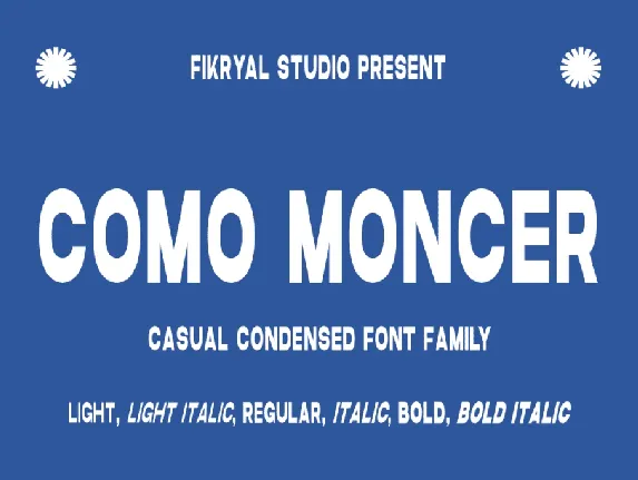 Como Moncer font