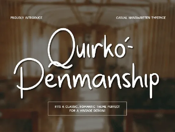 CF Quirko Penmanship DEMO font