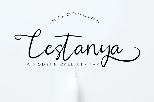 Lestanya font