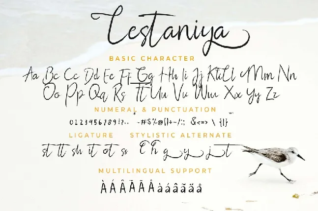 Lestanya font