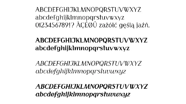 Simply Serif font