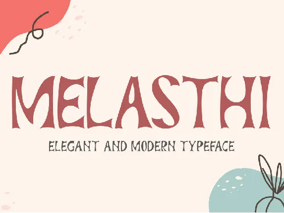 MELASTHI font