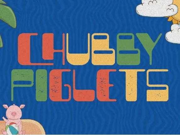 Chubby Piglets font