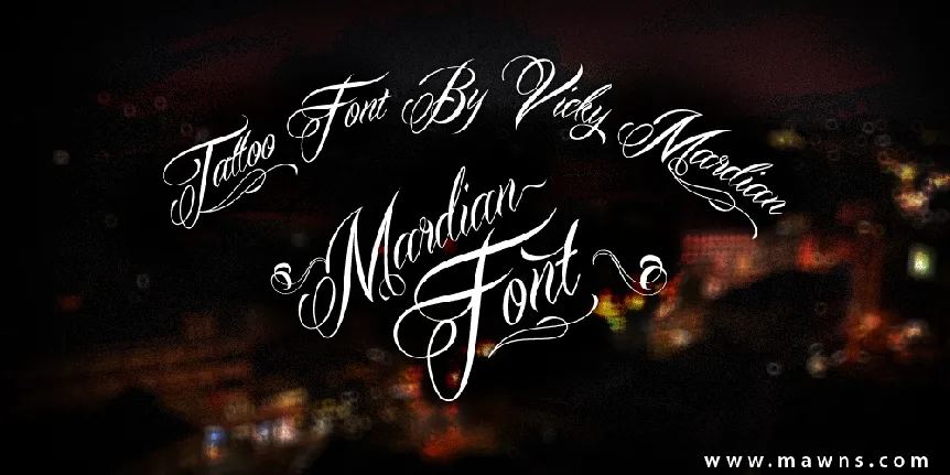 Mardian Demo font