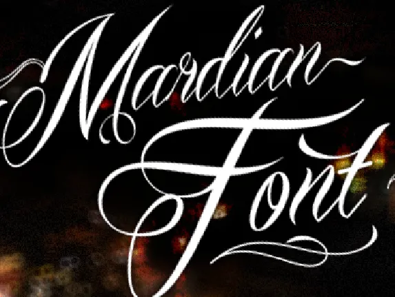 Mardian Demo font