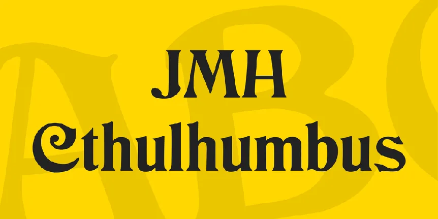 JMH Cthulhumbus font