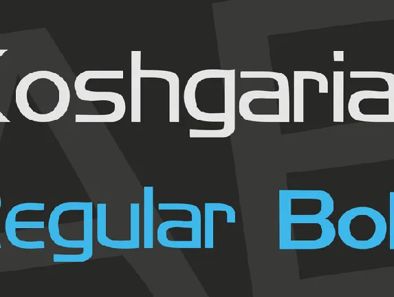 Koshgarian font