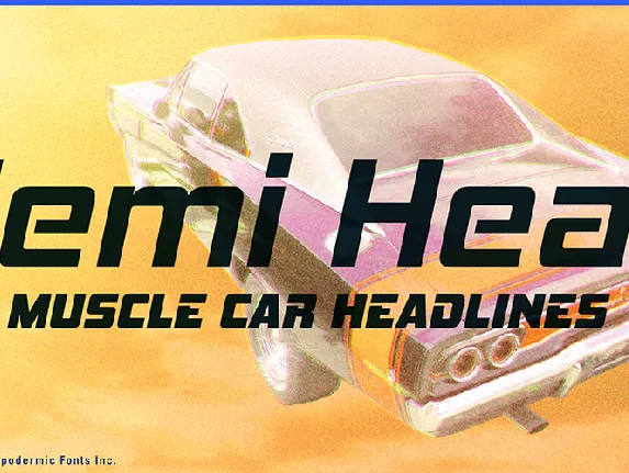 Hemi Head font