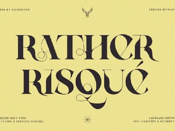 Rather Risque font