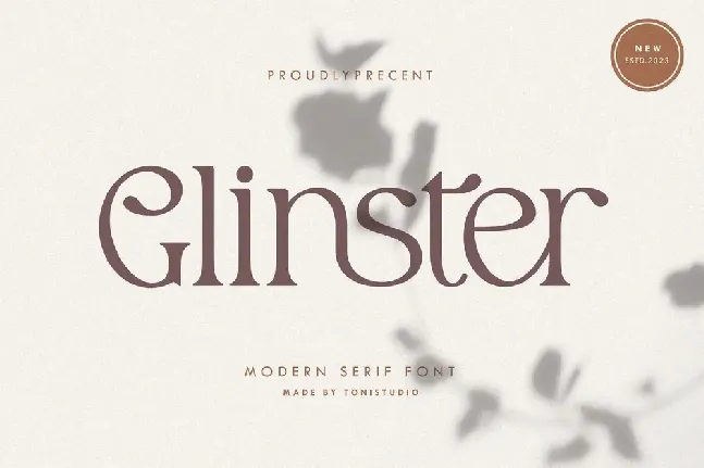 Glinster font