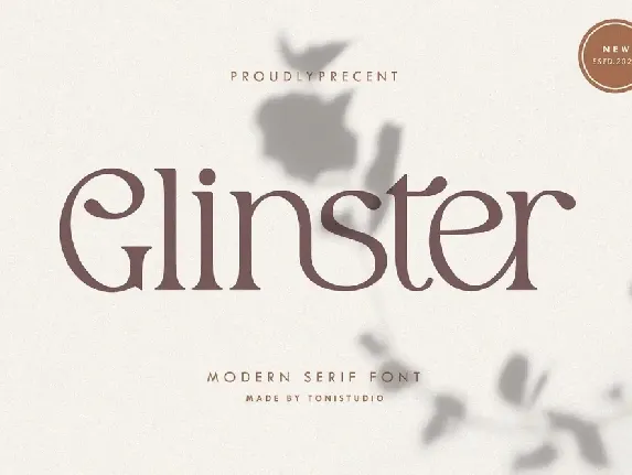 Glinster font