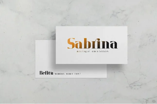 Refita Serif font