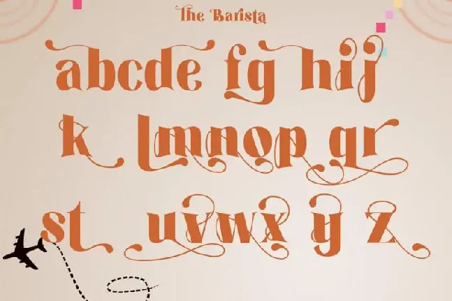 The Barista – Serif font