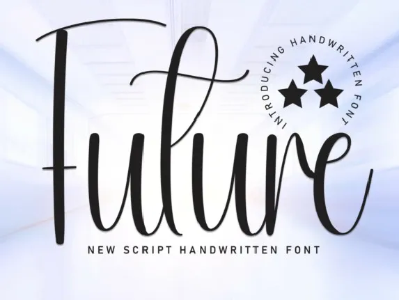 Future Script Typeface font