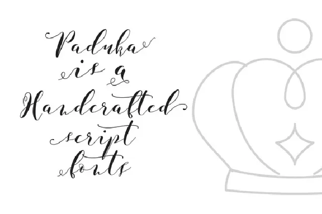 Paduka Script Free font