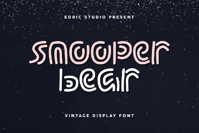 Snooper Bear Demo font