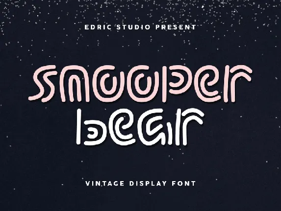 Snooper Bear Demo font