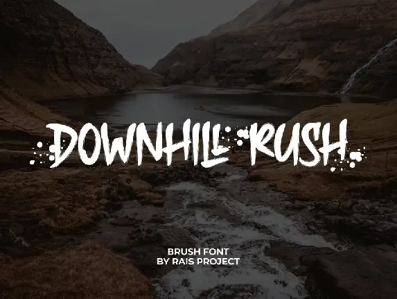 Downhill Rush Demo font