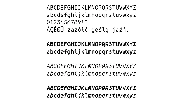 Simply Mono font