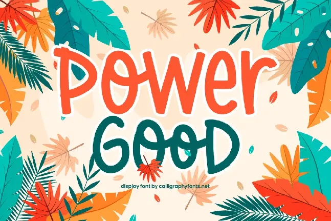 Power Good Demo font