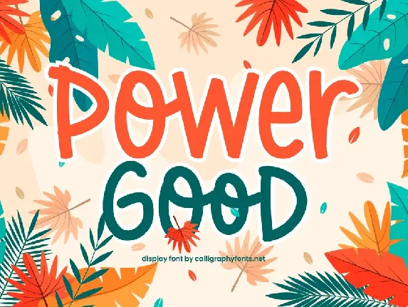 Power Good Demo font