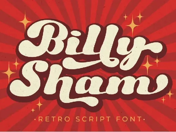 Billy Sham font