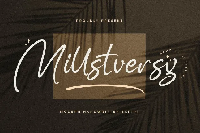 Millstversy font