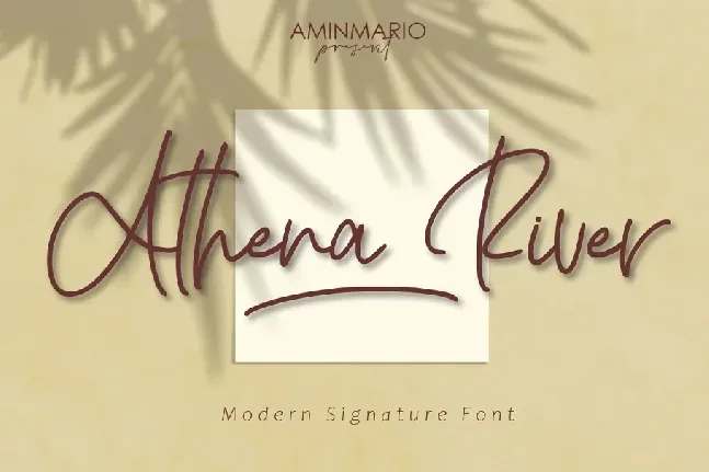 Athena River font