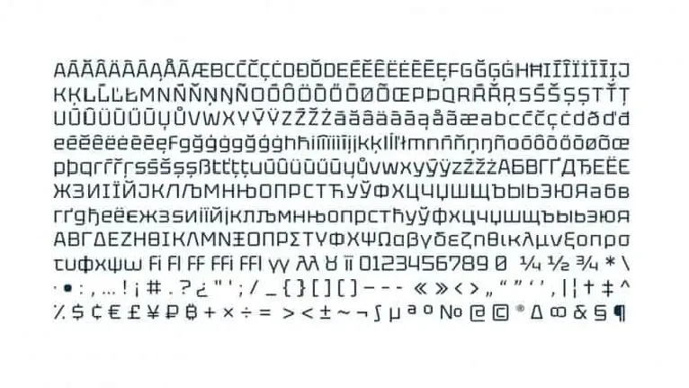 Tektur Display font